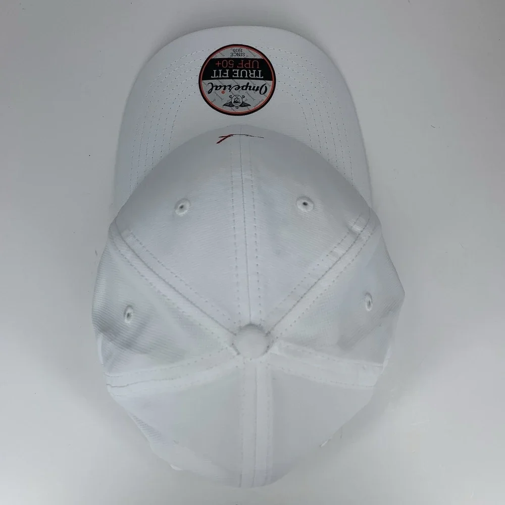 Rocking Chair Hat White Imperial True Fit Adjustable OSFA Baseball Cap NEW